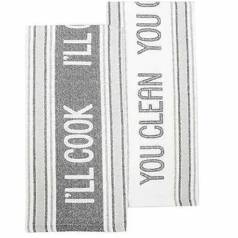 Food Network Sentiment Kitchen Towel 2-Pack<Food Network™ New