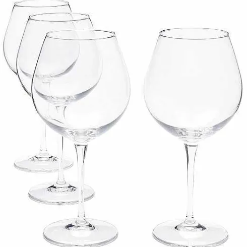 Food Network Signature 4-Pc. Crystal Balloon Red Wine Glass Set<Food Network™