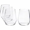 Food Network Signature 4-Pc. Crystal Stemless Red Wine Glass Set<Food Network™ Discount