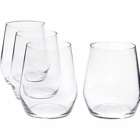 Food Network Signature 4-Pc. Crystal Stemless Red Wine Glass Set<Food Network™ Discount