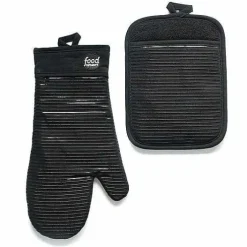 Food Network Silicone Oven Mitt & Pot Holder Set<Food Network™ Hot