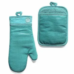 Food Network Silicone Oven Mitt & Pot Holder Set<Food Network™ Hot