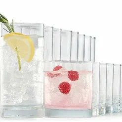 Food Network Sleek 16-Pc. Drinkware Set<Food Network™ Sale