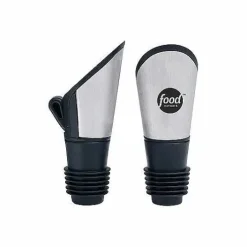 Food Network Stainless Steel Pourer & Stopper Set<Food Network™ Online