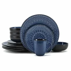 Food Network Tandoori Blue 16-Pc. Dinnerware Set<Food Network™