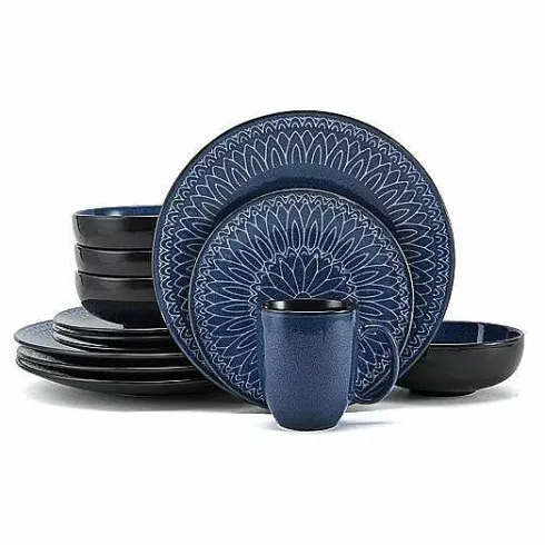 Food Network Tandoori Blue 16-Pc. Dinnerware Set<Food Network™