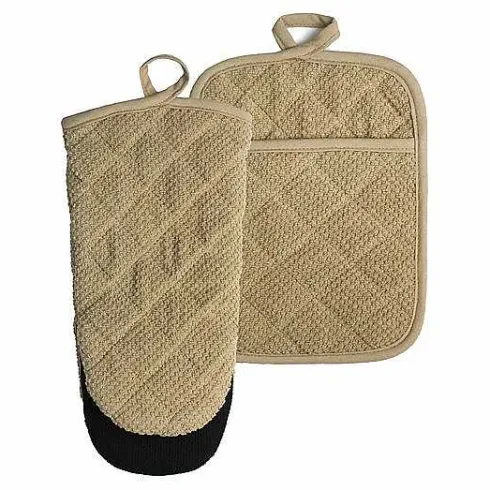 Food Network Terry Neoprene Oven Mitt & Pot Holder Set<Food Network™ Discount