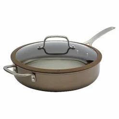Food Network Textured Titanium 12-In. Nonstick Covered Deep Skillet<Food Network™ Hot