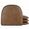 Food Network The Gripper Faux-Leather Chair Pad 4-Pk.<Food Network™ Clearance