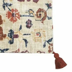 Food Network Vintage Rug Pring Placemat With Tassels<Food Network™