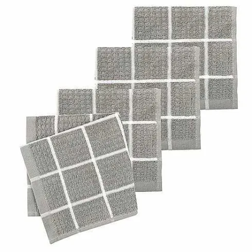 Food Network® Windowpane Grid Dishcloth 4-Pk.<Food Network™ Online
