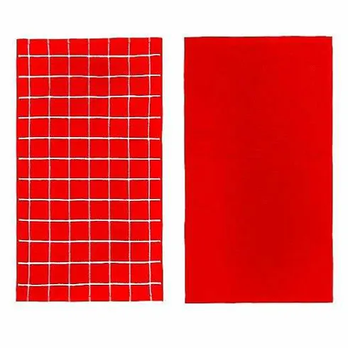 Food Network Windowpane Grid Kitchen Towel 2-Pk.<Food Network™ Discount