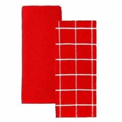 Food Network Windowpane Grid Kitchen Towel 2-Pk.<Food Network™ Discount