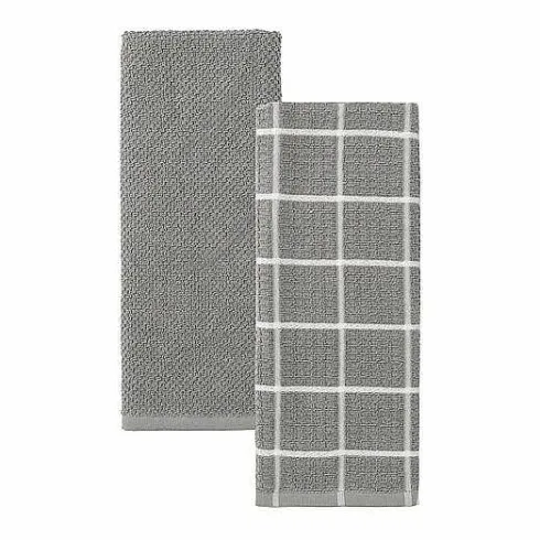 Food Network Windowpane Grid Kitchen Towel 2-Pk.<Food Network™ Discount