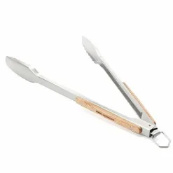Food Network Wood Handle Grilling Tongs<Food Network™ Sale